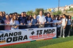 Entrega el alcalde Emilio De Hoyos cancha en el CBTIS 54