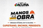 INVITA EL PRESIDENTE MUNICIPAL LIC EMILIO DE HOYOS A LA BRIGADA ¡MANOS A LA OBRA!