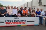 Inaugura el alcalde pavimentación en La Amistad