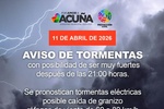 Se pronostican tormentas severas