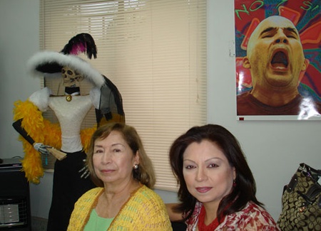 Profesoras Marcela Saucedo y Norma Ponce de León