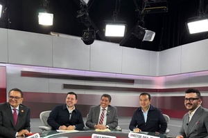 Participa diputado Oscar Torres en debate legislativo en Milenio