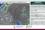 PRONOSTICAN LLUVIAS INTENSAS, RACHAS DE VIENTO DE HASTA 100 KM/H Y POSIBLES TORBELLINOS EN COAHUILA