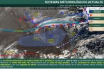 SE MANTIENEN CONDICIONES DE LLUVIAS FUERTES, VIENTOS INTENSOS
