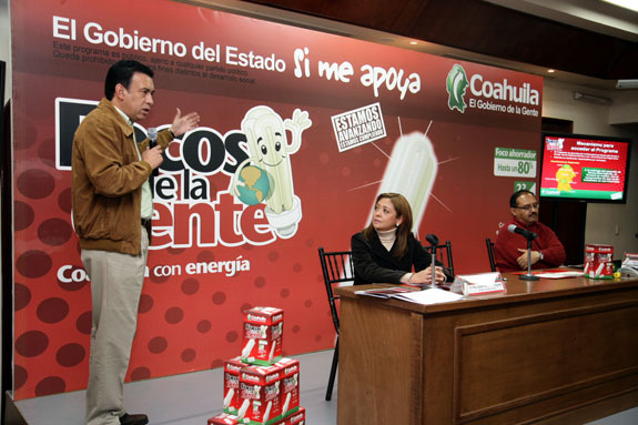 Anuncia HMV programa “Focos de la Gente - Coahuila con Energía”