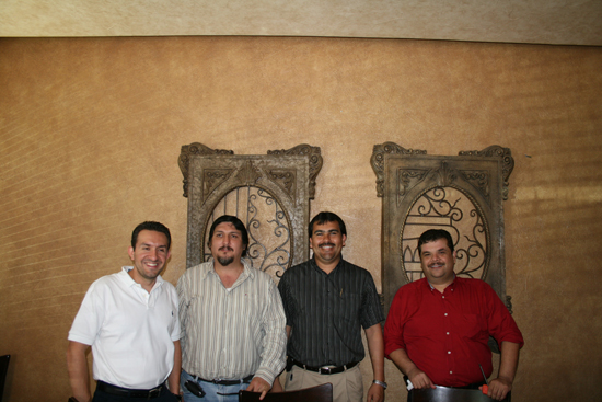 Jorge Treviño Navéjar, Rogelio Martínez del Bosque y Ricardo Vega Marín