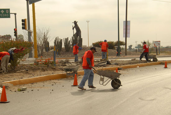 Con el mejoramiento de 50 plazoletas sigue el rescate de la Imagen Urbana de Torreón 