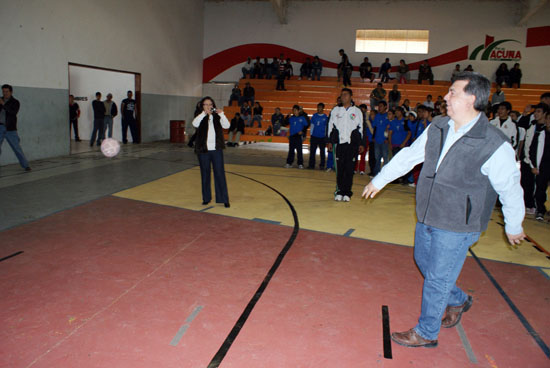 Inaugura Alcalde quinta olimpiada estatal de “Handball” 