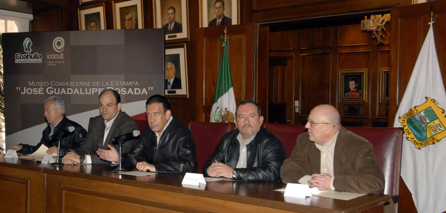 Presenta Humberto Moreira Valdés el proyecto del Museo Coahuilense de la Estampa “José Guadalupe Posada”