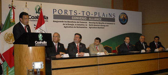 Coahuila incorporado al proyecto trasnacional Ports to Plains 