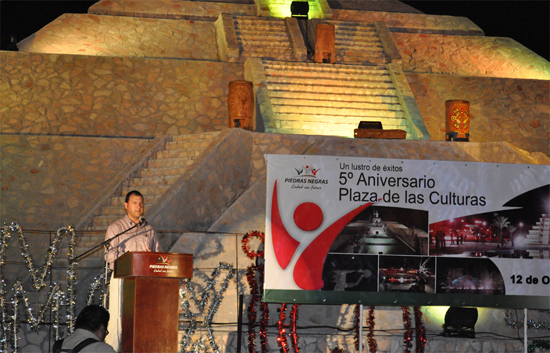 Festeja municipio y ciudadanía el quinto aniversario de la Plaza de las Culturas 