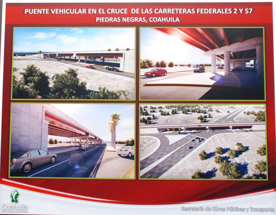 PRESENTA GOBERNADOR Y ALCALDE PROYECTO DE CONSTRUCCIÓN DE PUENTE VEHICULAR 