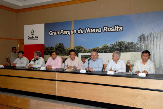 ANUNCIA EL GOBERNADOR HUMBERTO MOREIRA VALDÉS EL GRAN PARQUE DE NUEVA ROSITA “LA CHIMENEA” 