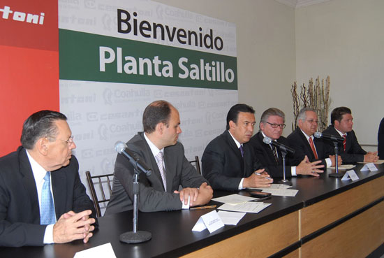   CON LA GENERACIÓN DE 500 EMPLEOS, CESANTONI SE INSTALARÁ EN SALTILLO 