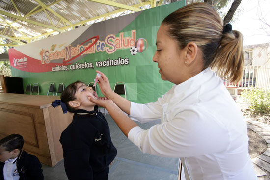 Coahuila recibe el primer lugar nacional en el Programa de Salud a la Infancia