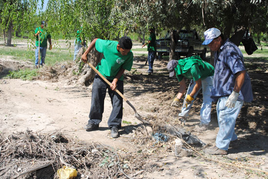 Inician rehabilitación de 11 campos deportivos dañados por el río Bravo 