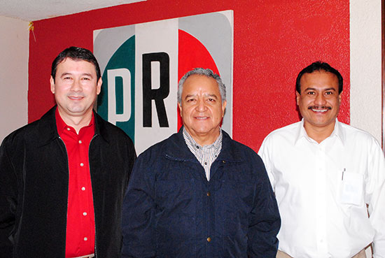 Marcos Villarreal Suday, José Luis Flores Méndez y Jorge Barajas Arcila.