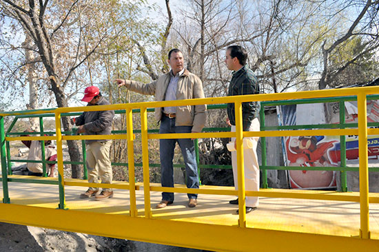 Supervisan obras por diversos puntos de la ciudad de Piedras Negras