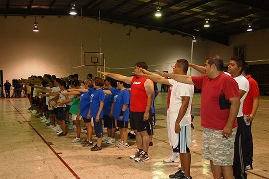 Inauguró Antonio Nerio Torneo Municipal de Volibol