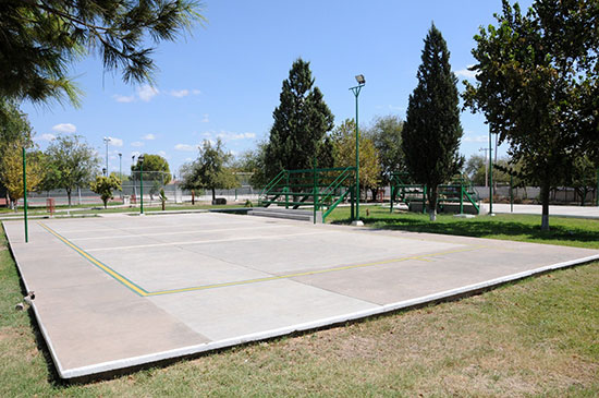 Por concluir la segunda etapa de la remodelación de la Unidad Deportiva “Conrado Marines Ortiz” en Sabinas