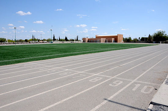 Por concluir la segunda etapa de la remodelación de la Unidad Deportiva “Conrado Marines Ortiz” en Sabinas