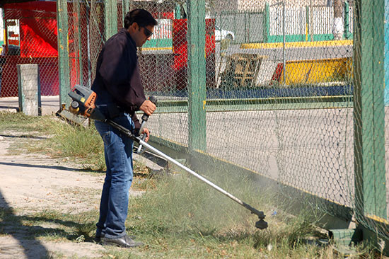 Supervisó Antonio Nerio acciones de Escuadrones de Limpieza en Unidad Deportiva