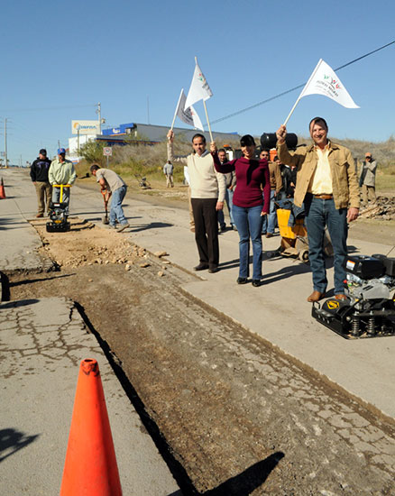 Arranca programa de bacheo en las principales vialidades de Piedras Negras