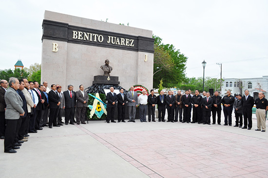 Celebran 205 Aniversario del Natalicio del Benemérito de las Américas