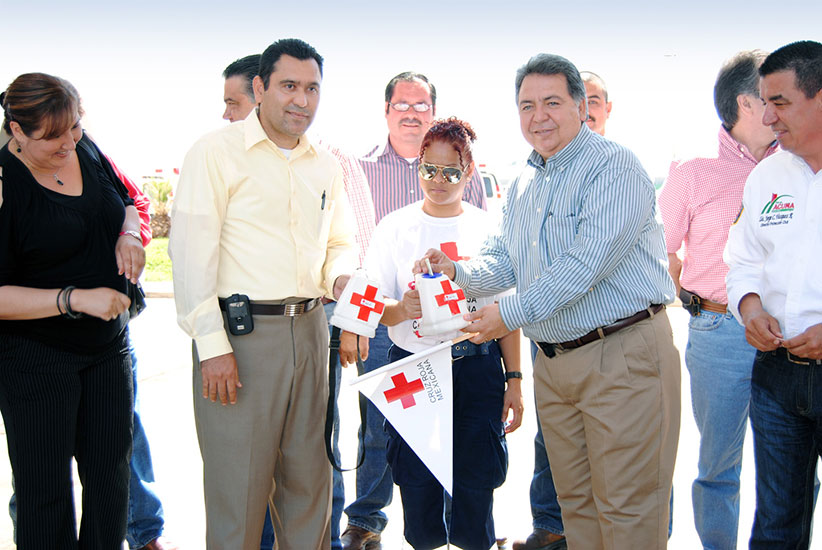 Recibio Protección Civil ambulancia e inician Colecta Anual de la Cruz Roja