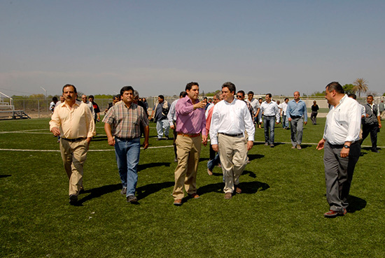 Supervisa el gobernador Jorge Torres avance del parque “La Chimenea” en Nueva Rosita