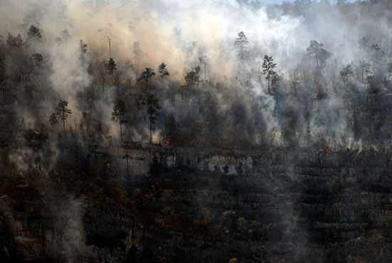 A gestoría del gobernador Jorge Torres arribará a Coahuila un Boeing 747 para combatir incendio forestal