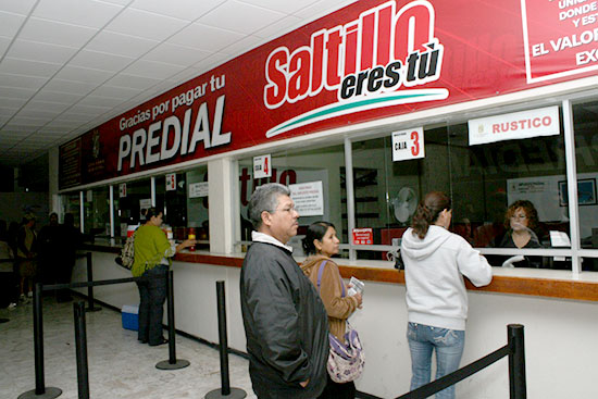 Invita gobierno municipal de Saltillo a aprovechar descuento de un peso por recargos