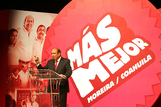 Presenta Rubén Moreira su proyecto de estado