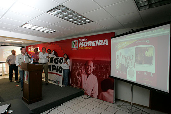 Presenta Rubén Moreira su proyecto de estado