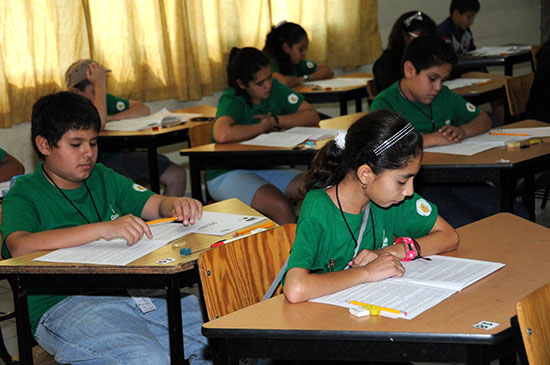 Presentan 126 alumnos coahuilenses examen final de la Olimpiada del Conocimiento Infantil 2011