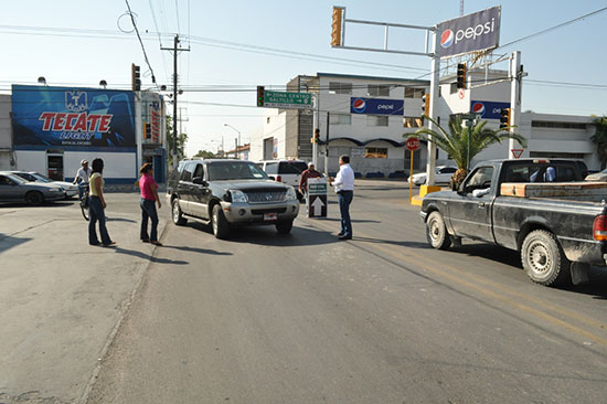 Informa municipio a ciudadanía de funcionamiento del nuevo par vial Román Cepeda - Alejo González