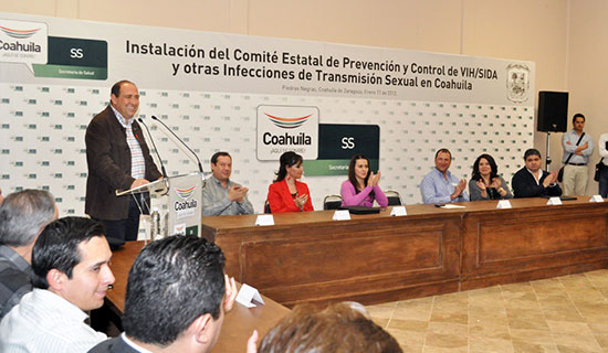 Firman Gobierno del Estado convenio para la prevención y control del SIDA