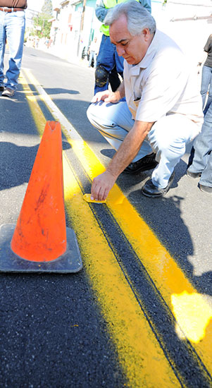 Invierte municipio más de 500 mil en recarpeteo de la calle Matamoros