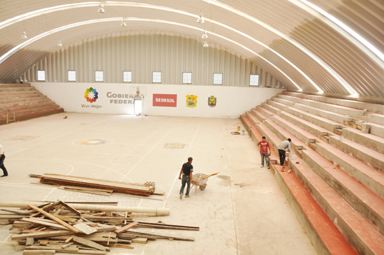 Refleja un 75 por ciento rehabilitación del gimnasio Beto Estrada