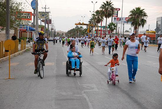 Se lleva con éxito "Carrera por la Conquista" en Monclova