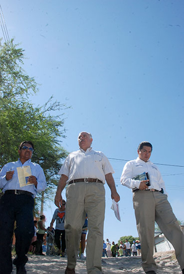 Supervisa Melchor Sánchez introducción de red de drenaje