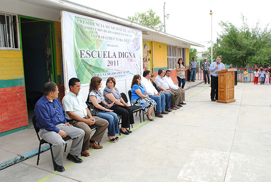 Concluyen en este mes las obras pendientes de Escuela Digna 2011