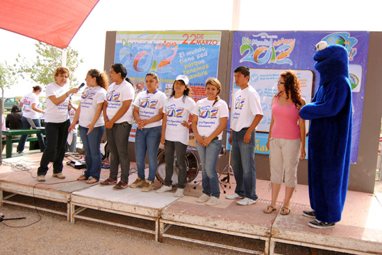  CONMEMORARON EL DÍA MUNDIAL DEL AGUA CON “ACUACUÑA 2012”, EN ÁREAS DE LA PLAYA TLÁLOC 