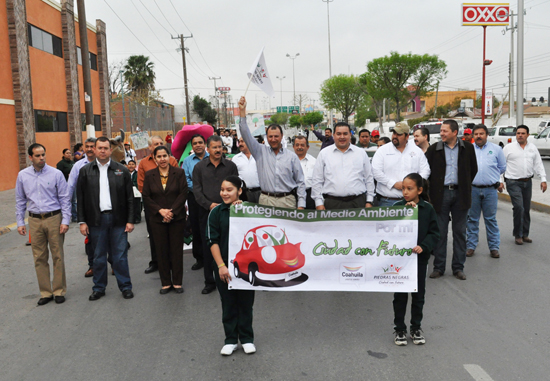 ENCABEZA ALCALDE POR SEGUNDO AÑO CONSECUTIVO LA MARCHA ECOLÓGICA POR UNA CIUDAD CON FUTURO 