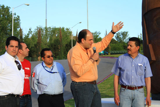 Inaugurá Jericó cabeza Olmeca 