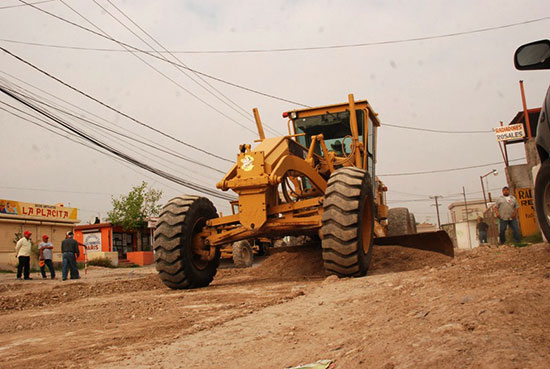 Inician pavimentación calle Aldama