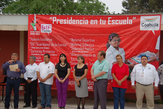 Llega Presidencia en tu Escuela a Sauceda del Naranjo