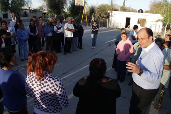 Ofrece Jericó mejoras para la colonia Nueva Libertad 