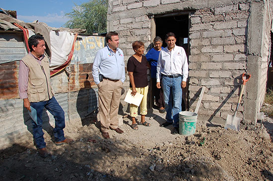 Arranca Antonio Nerio programa de ampliación de vivienda