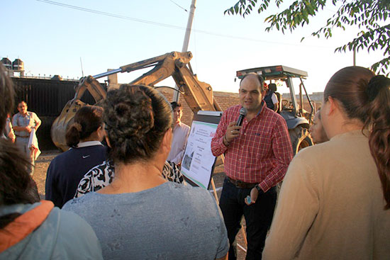 Avanzan trabajos de drenaje en la Colonia Nogalar